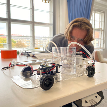 In our MINT Hub in Siemensstadt Square, we are promoting and nurturing the skills needed to develop innovative solutions in the digital age.© Siemens Stiftung